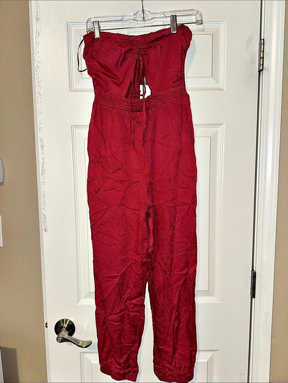 GILLII Wide Leg Jumpsuit in Burnt Orange Size Small NWT